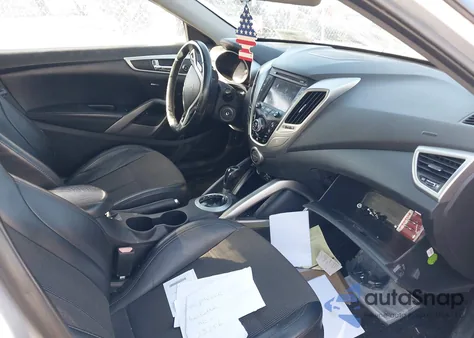 2013 Hyundai Veloster Base W/Black/Base W/Gray/Base W/Red/Re:mix из США, поврежденный, VIN KMHTC6AD7DU097233